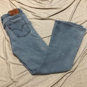 Levi’s Kids 726 Flare Jeans Light Blue Denim Girls Size 10